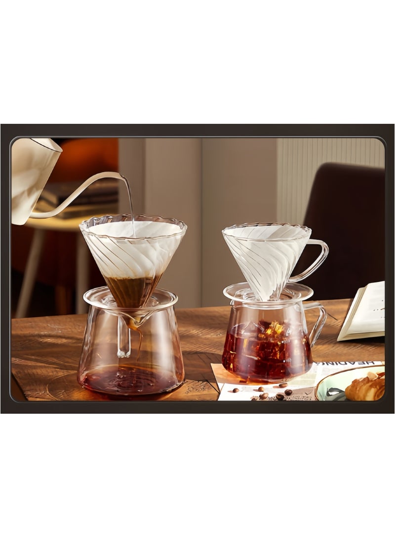 100 Piece Coffee Paper Filter V60 Size 02 White - Image 4