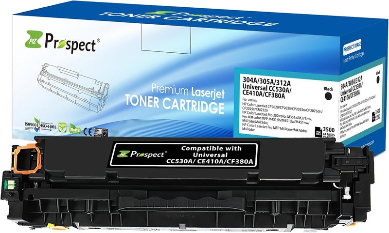 بروسبكت مجموعة خراطيش متوافقة من بروسبكت ��ونر 304A 305A 312A CC530A CC531A CC532A CC533A مع طابعة HP Color LaserJet Pro MFP M476nw M476dn M476dw Pro 400 Color (أسود وسماوي وأصفر وأرجواني - 4 قطع) - Image 5