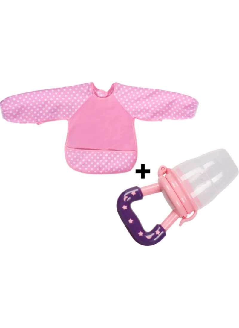 Sevi Bebe Sevi Baby Feeding Set Sleeve Bib + Fruit Pacifier