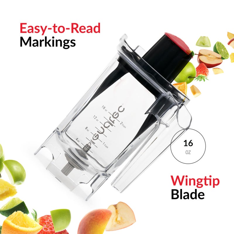 Blendtec 37 oz Twister Jar - Blender Jar Set for Shakes, Smoothies, and Thick Blends - Compatible with Blendtec Blenders - 16 oz Blending Capacity - Image 4