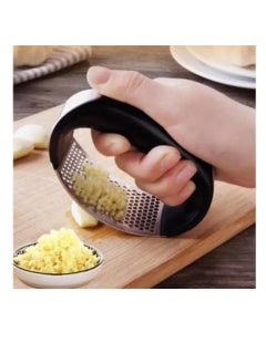 Generic Long Handle Garlic Squeezer Masher Black One Size  - Image 2