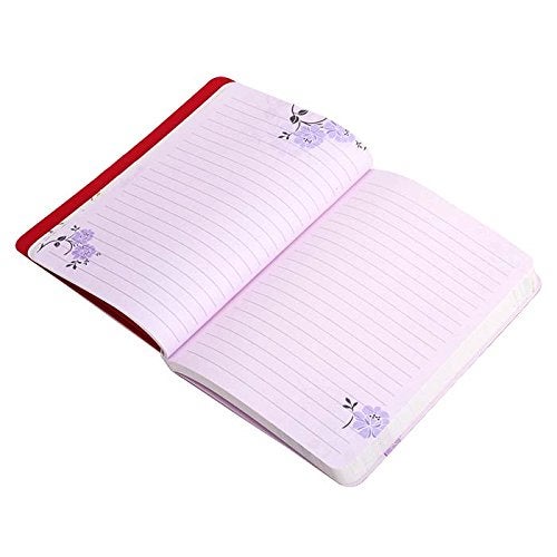 DOODLE Initial E Lasercut Diary Notebook, B6 (6.69 X 4.72 X 0.5 Inches), 192 Pages, 80 GSM, Gift for Girls - Image 4