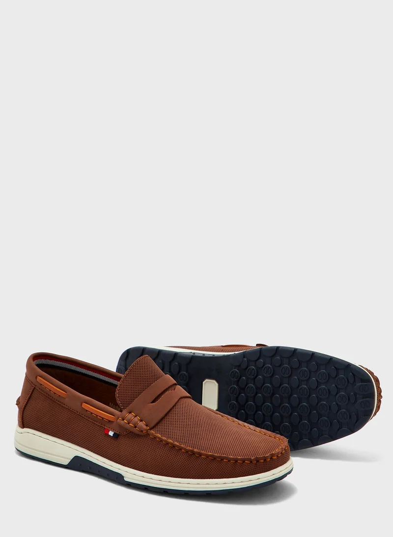 Robert Wood Nubuck Casual Slip Ons