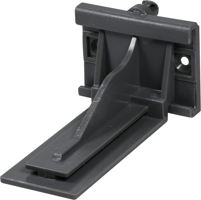 DTC 2 Pack Rear Mounting Brackets Heavy Duty Drawer Slide Socket Plastic Grey Color for Undermount Drawer Glides with Lengths 12"(305mm), 15" (381mm), 18" (457mm), and 21" (533.5mm) - OGA03 - Image 1