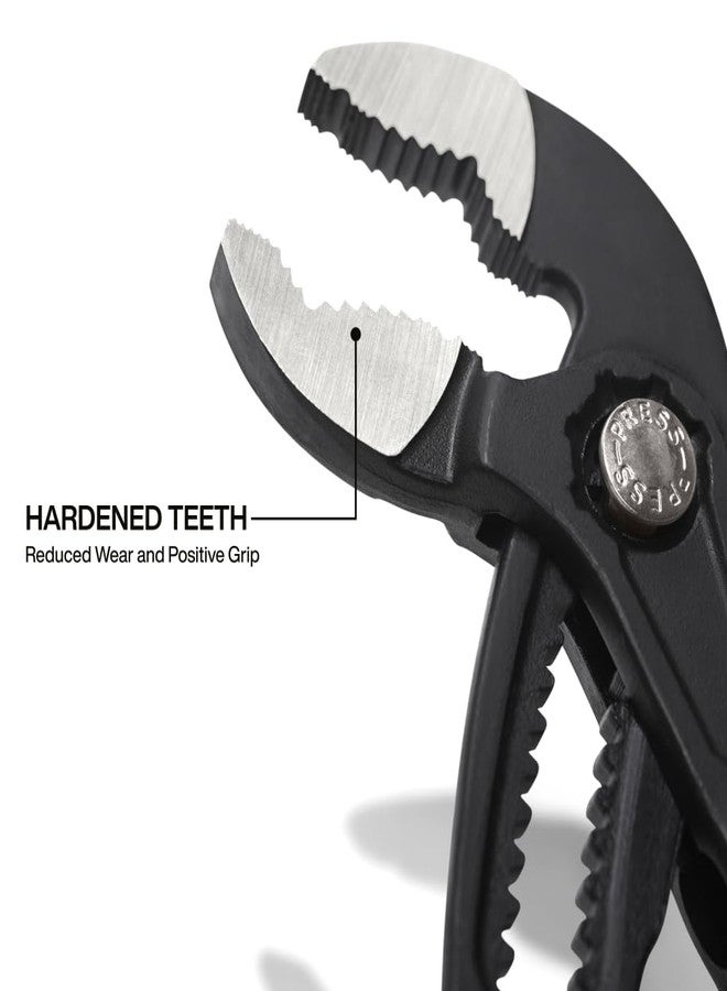 كلاين تولز كماشة Klein Tools D5057B قابلة للتعديل مقاس 7 بوصات، كماشة مضخة Klaw سريعة التعديل، تصميم مضغوط مع فك على شكل حرف V وأسنان صلبة لأقصى عزم دوران - Image 4