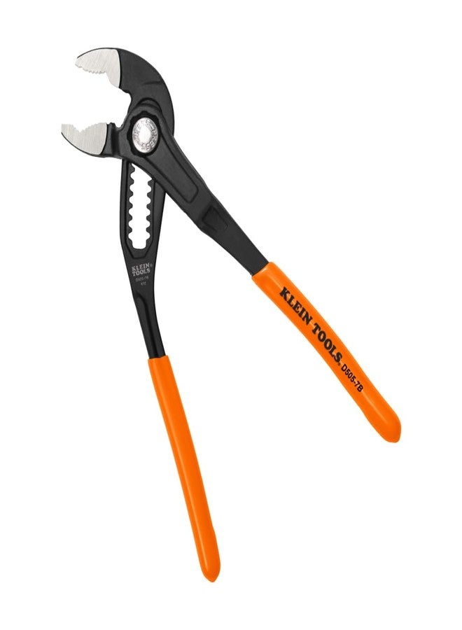 كلاين تولز كماشة Klein Tools D5057B قابلة للتعديل مقاس 7 بوصات، كماشة مضخة Klaw سريعة التعديل، تصميم مضغوط مع فك على شكل حرف V وأسنان صلبة لأقصى عزم دوران - Image 1