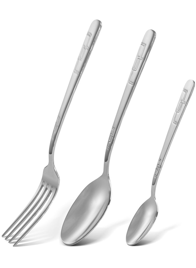 Fissman 18-Piece Stainless Steel TURIN Cutlery Set - Image 1