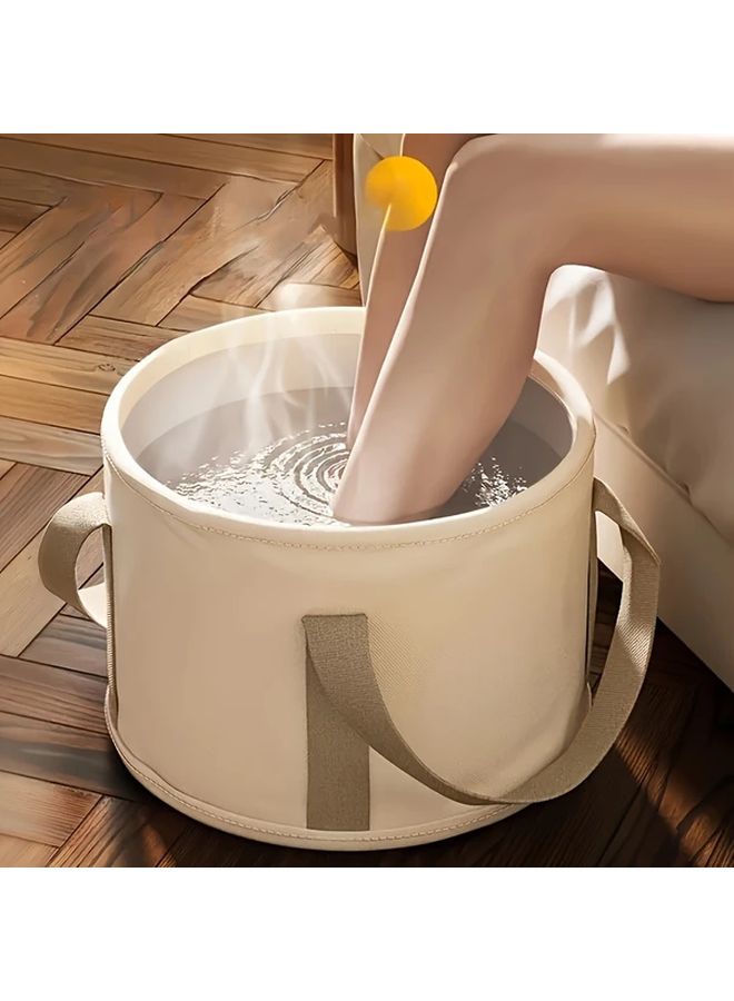 Portable Foot Bath Spa With Temperature Control Foam Massage 1pc Compact Design - Image 2