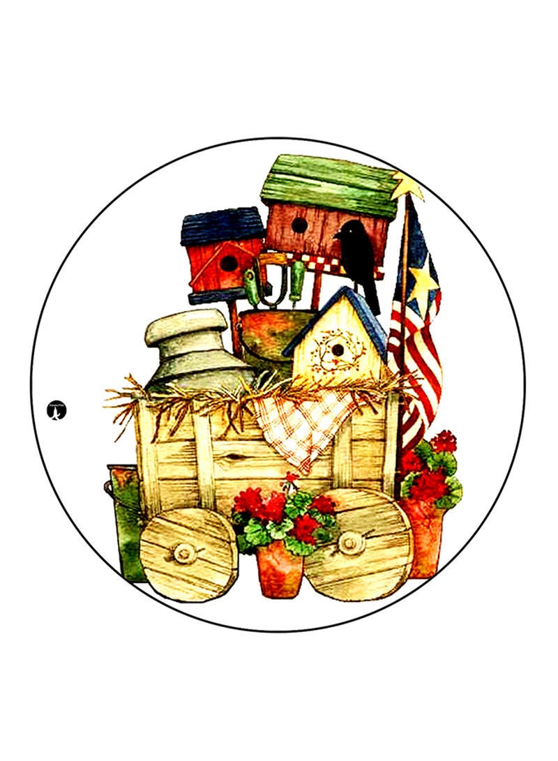 RKN مغناطيس ثلاجة مطبوع عليه طيور بألوان متعددة - Image 1