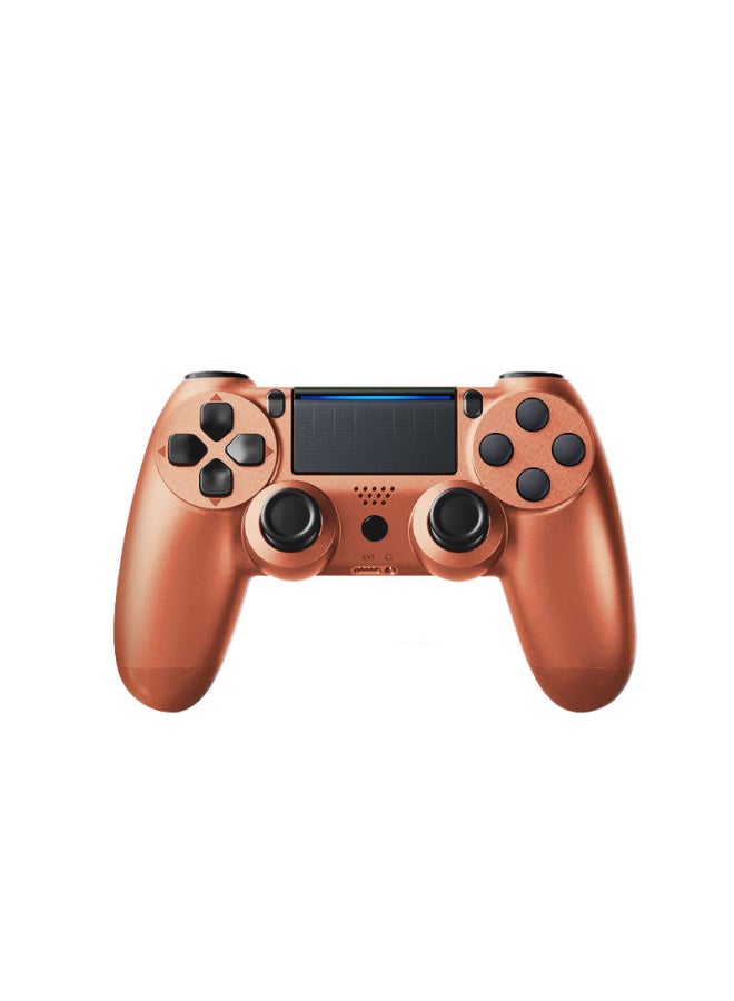 Game Handle Vibration Somatosensory Dual Motor Six-axis P4 Wireless Handle With Bluetooth Computer Controller-Product Color:Bronze
