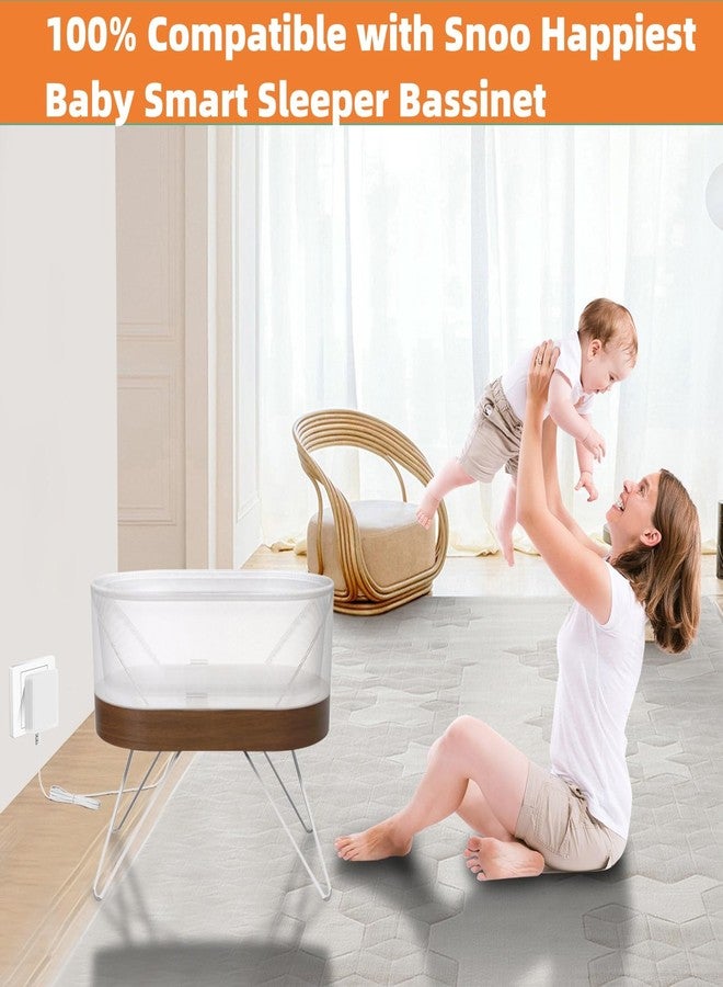 SYFLYH Power Cord for Happiest Baby Snoo Smart Sleeper Bassinet Compatible with Model CGSW30-120-2000ll CGSW301202000ll Replacement Snoo 12V2A Charging Cord - Image 2