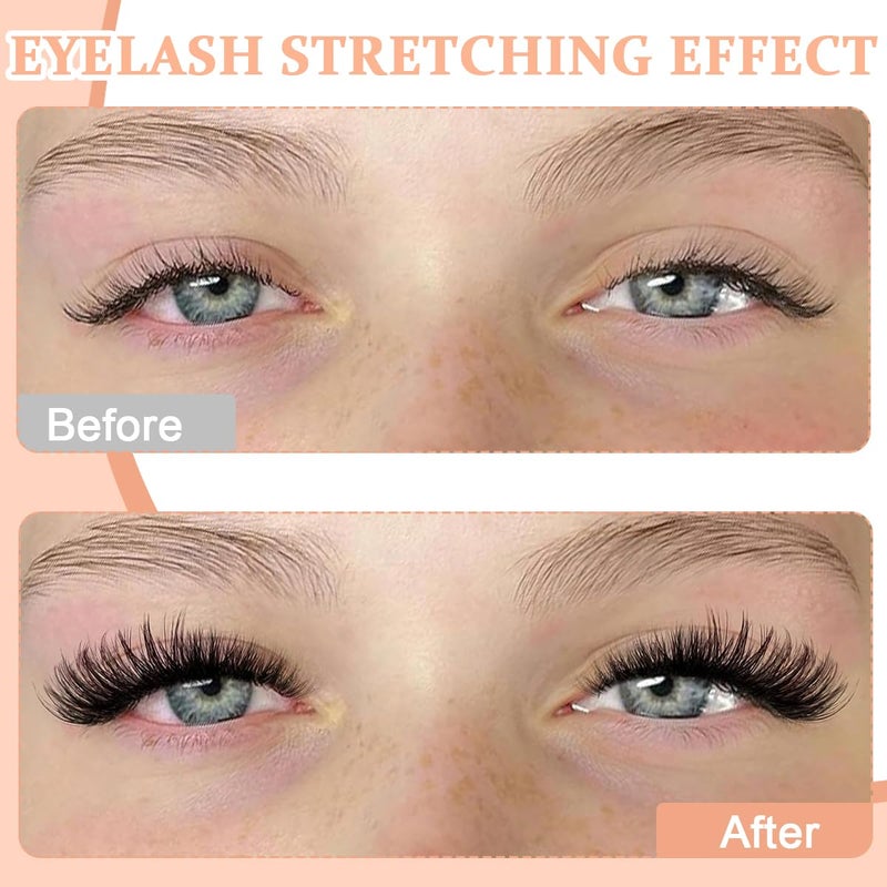 MAYCREATE 480PCS Lash Clusters DIY Eyelash Extensions Lash Clusters 916mm Mixed D Curl Individual Eyelashes Clusters Wispy DIY Eyelash Extension Thin Band  Soft - Image 5