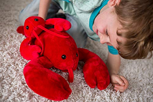 Mary Meyer Stuffed Animal Soft Toy, Lobbie Lobster, 10-Inches, Red , Black - Image 4