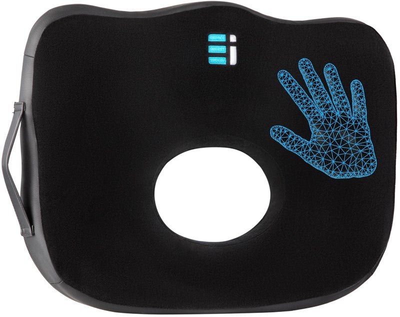 Ergonomic Innovations Orthopedic Donut Pillow: Memory Foam Chair Seat Cushion for Tailbone and Coccyx Pain, Sciatica, and Pressure Relief - Car, Desk, and Office Chair Pad Cushions and Pillows - Image 2