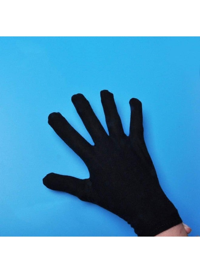 klarako Cotton Gloves 12 Pairs Eczema Dry Hands Moisturizing Serving Archival Cleaning Jewelry Silver Inspection Gloves M  - Image 4