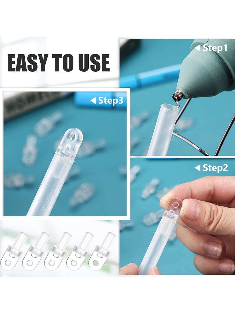 قطع غيار ستائر رأسية بديلة، 12 قطعة من مادة التثبيت، نصائح عمود الميل لإصلاح الستائر الرأسية، قطع استبدال لستائر خارجية للنوافذ الداخلية، ملحقات ستائر رأسية. - Image 2