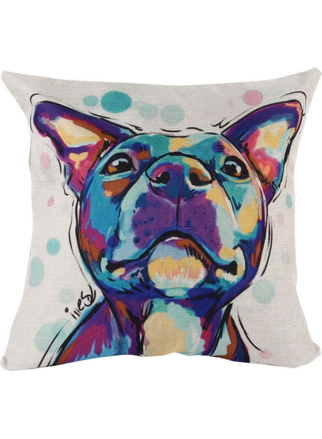 NIBEMINENT Cartoon Lovely Dog Pattern Pillow Cover For Home Decor Multicolour - Image 2