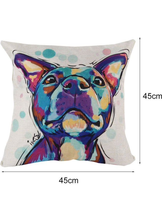 NIBEMINENT Cartoon Lovely Dog Pattern Pillow Cover For Home Decor Multicolour - Image 3