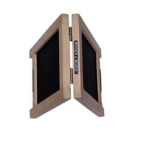 Roger & Moris Spruce Wood Mini Black Board Double Framed Easel - Chalkboard for Home, Business and Wedding, Display Stand, Restaurant (Size: 15 x 10 inch) Set of 2 - Image 3