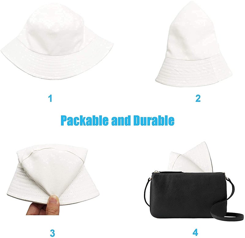 Handcuffs Women's Cotton Bucket Hat Fishermen Cap Free Size Hats - Image 5