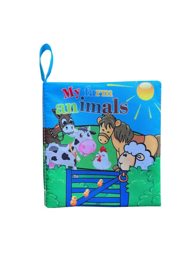 Cloth Book Early Education Baby Can Not Tear 0-3 Years Old Three-dimensional Tail Baby 6-18 Months Educational Toys Chinese English - Image 5