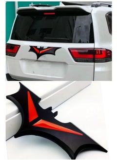 Generic 1pc personalized Bat 3D stickers, creative scratch occlusion stickers, body decoration stickers  - Image 1