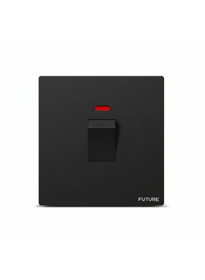 Future Modern Modular Rocker Wall Switch with Indicator Light, Premium Electrical Switch Plate for Home Office Hotel Interior Lighting Control and Safe Everyday Power Management - Image 1