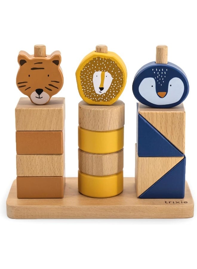 Trixie Wooden animal puzzle stacker - Image 1
