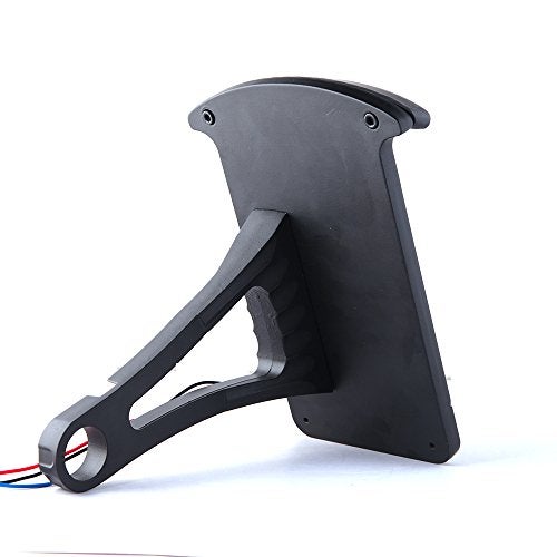 Rich Choices Motorcycle Bobber Custom Side Mount License Plate Frames Brake Tail Light Chrome - Image 3