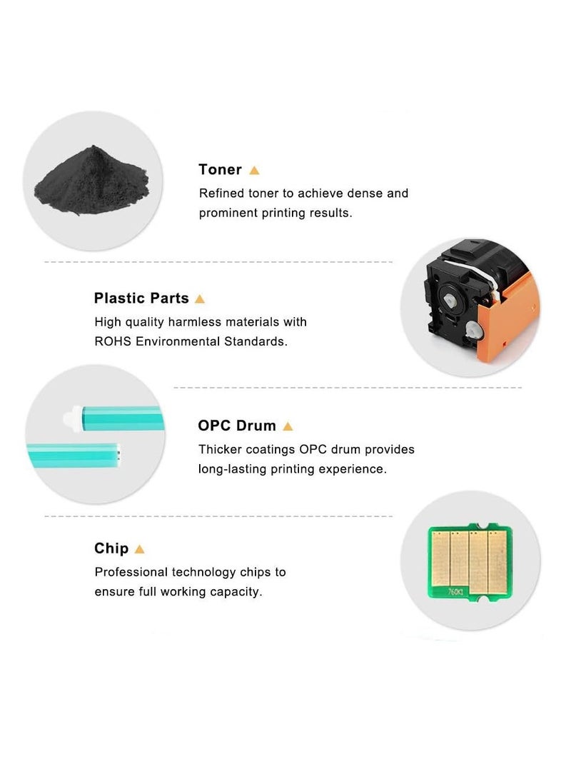 DW Compatible Toner Cartridges Replacement for XEROX X-3020/3025 use in Xerox WorkCentre 3025, Xerox Phaser 3020 - High Yield, 106R02773 106R03048 Toner Cartridges - Image 3