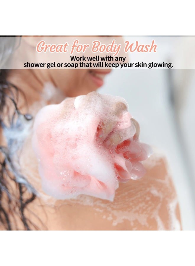 Raiten 100 Pieces Bath Sponge Shower Loofahs Bulk 30g Soft Net Body Scrubber Sponge Ball Body Shower Pouf Bath Scrunchies for Men and Women Exfoliating Shower Sponge (Regular Color) - Image 5