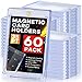 ZENOWICK 60ct Magnetic Card Holders 35pt One Touch Card Holder UV Protection Hard Plastic Case for Trading Cards Display Case for Sports Baseball Football Game Cards - Image 3