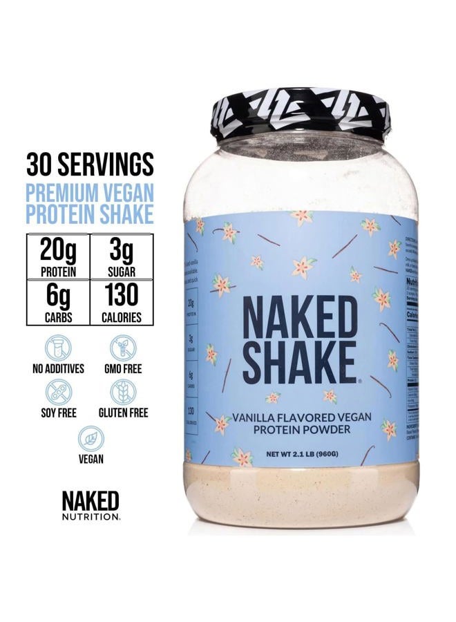 Nakd nutrition Naked Shake - Vanilla Protein Powder - Plant Based Protein Shake with Mct Oil, Gluten-Free, Soy-Free, No Gmos Or Artificial Sweeteners - 30 Servings - Image 4