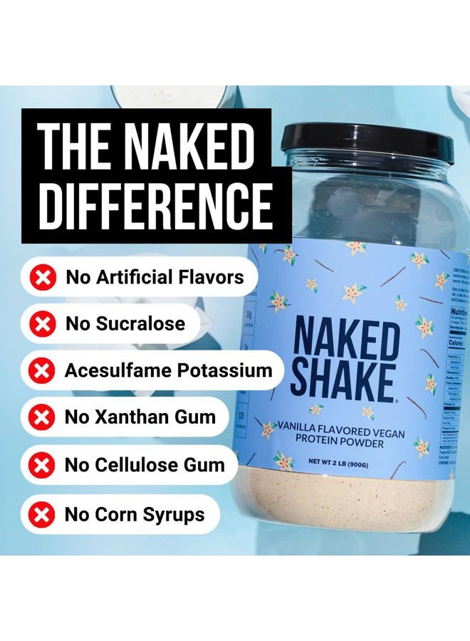 Nakd nutrition Naked Shake - Vanilla Protein Powder - Plant Based Protein Shake with Mct Oil, Gluten-Free, Soy-Free, No Gmos Or Artificial Sweeteners - 30 Servings - Image 2