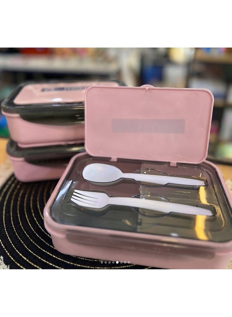 LAXSON Stainless Steel Lunch Box - Leak-Proof Compartment Food Container for Kids & Adults (School, Office, and Travel) - Image 4