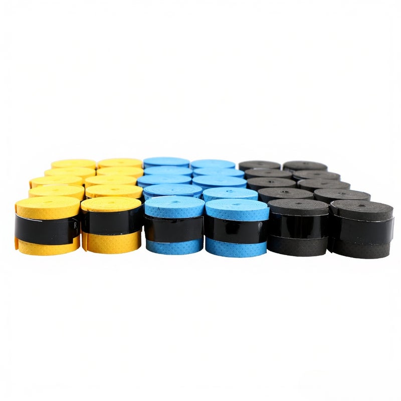 Pack of 30pcs Tennis Racket Overgrips Anti-skid Sweat Tape Wraps Badminton Racquet Over Grip Fishing Rod Sweat Band Grip - Image 5