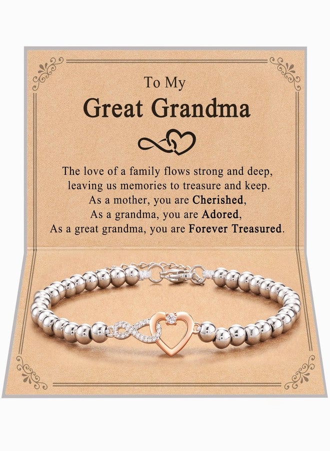 Shonyin Great Grandma Gifts, Bracelet for Great Grandma Birthday Valentines Mothers Day Christmas Gifts Stocking Stuffers for Women Adults 2025 - Image 1