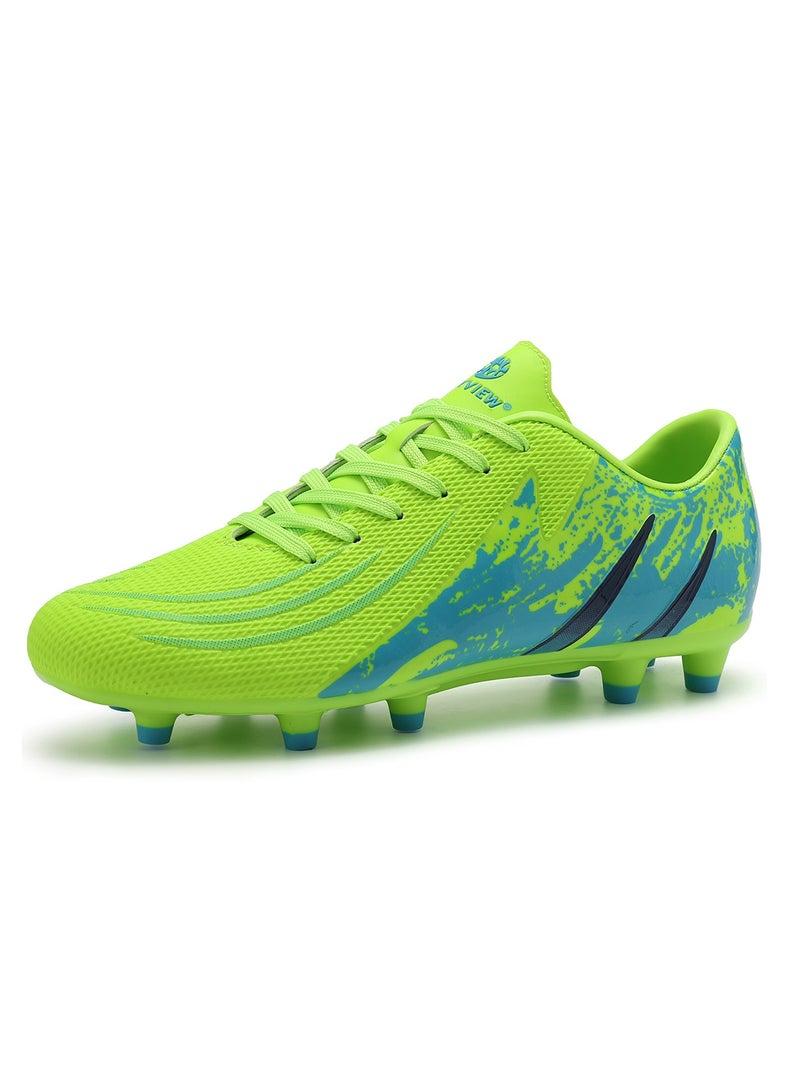 Sky View Soccer Shoes for Boys Girls Cleats FG sole Kids Athletic Football Shoes Youth Football Cleats Outdoor & Indoor Lightweight, Running & Training  - Image 1