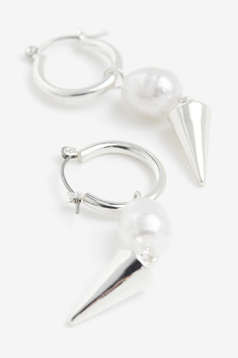 H&M Pendant Hoop Earrings