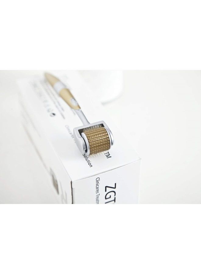 ZGTS ديرما رولر إبرة دقيقة - 0.25 مم 192 إبرة تيتانيوم رولر فاخر - معتمد من إدارة الغذاء والدواء، مصنوع يدويًا للعناية بالبشرة - - Image 4