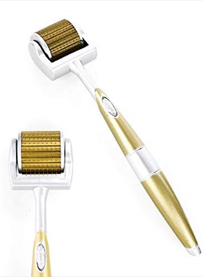 ZGTS ديرما رولر إبرة دقيقة - 0.25 مم 192 إبرة تيتانيوم رولر فاخر - معتمد من إدارة الغذاء والدواء، مصنوع يدويًا للعناية بالبشرة - - Image 2