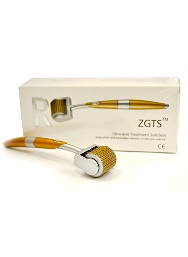 ZGTS ديرما رولر إبرة دقيقة - 0.25 مم 192 إبرة تيتانيوم رولر فاخر - معتمد من إدارة الغذاء والدواء، مصنوع يدويًا للعناية بالبشرة - - Image 3