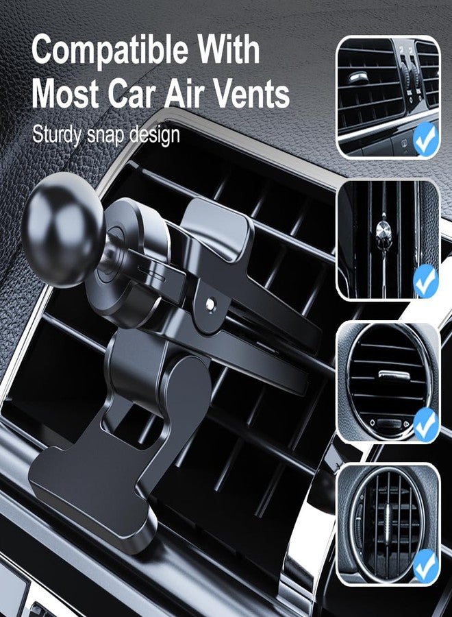 HouDeOS 2023 Upgraded Phone Mount for Car, Air Vent Car Phone Holder [Big Phone & Thick Cases Friendly],Hands Free Cell Phone Automobile Clamp Cradles, Compatible with All iPhone Samsung Phones - Image 5