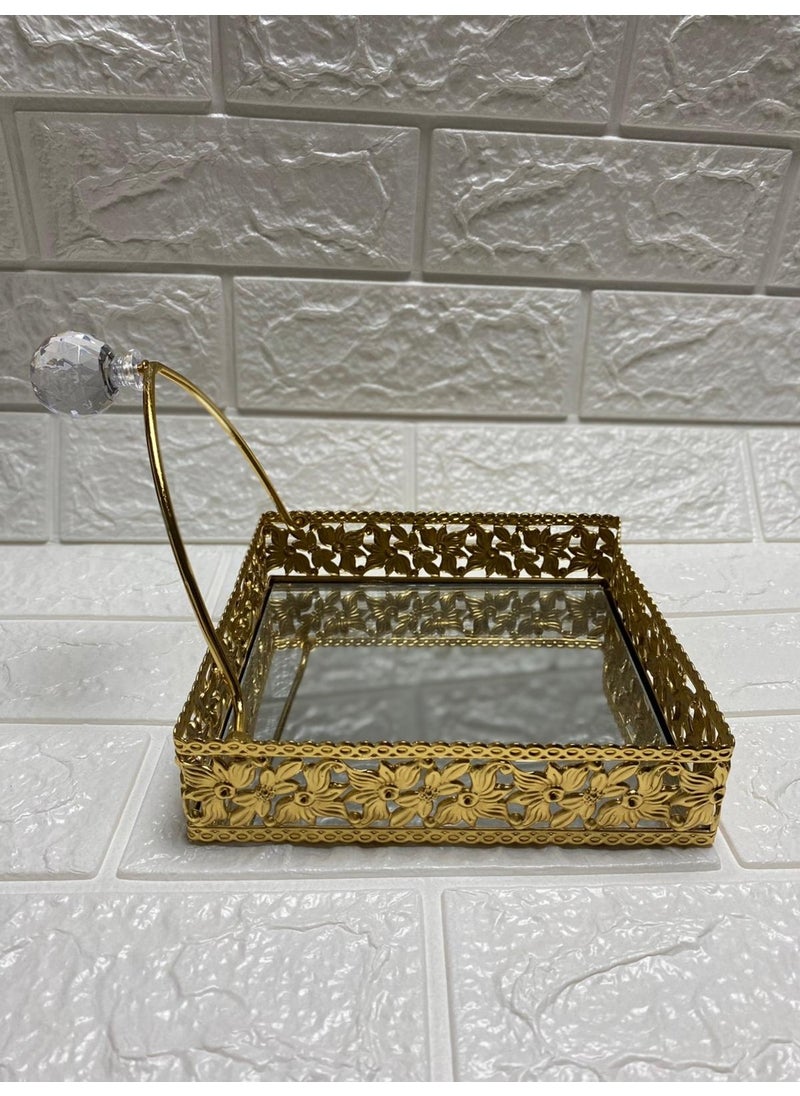 Stone Mirrored Napkin Holder Stainless Steel Luxury Napkin Box Gold Embroidered Premium Napkin Holder - pzsku/Z1BB835155C5480C70426Z/45/_/1729211350/223eb3d6-5125-4b43-a9aa-6c33bd8c19d4