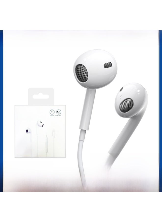 Generic - Four-generation Type-c Wired Headset For Apple Android Mobile Phone Bass In-ear Mobile Phone Headset-Color:4th Generation [lightning Bluetooth Version] Carton Packaging - Image 1