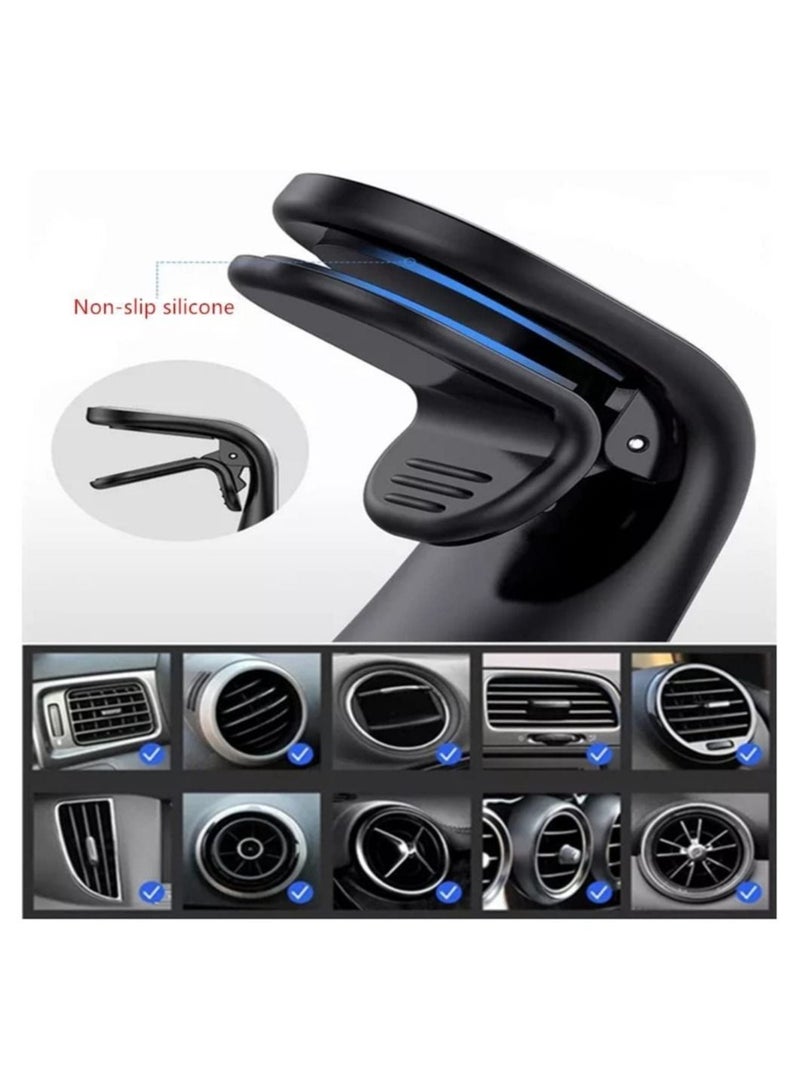 ELTRAZONE Car Phone Holder, Universal Car Air Vent Mobile Phone Holder, 360 Degree Rotating Universal Magnetic Car Mount Holder, Magnetic Mobile Phone Holder - Image 3