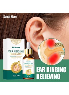 SOUTH MOON Earache Drops for Adult Ear Infections,20ml Organic Ear Ringing Remedy Drops, Natural Herbal Tinnitus Ear Drops, Ear Wax Removal Oil & Cleaner for Help Reduces Ear Noise, Reduce Ear Pain  - Image 3