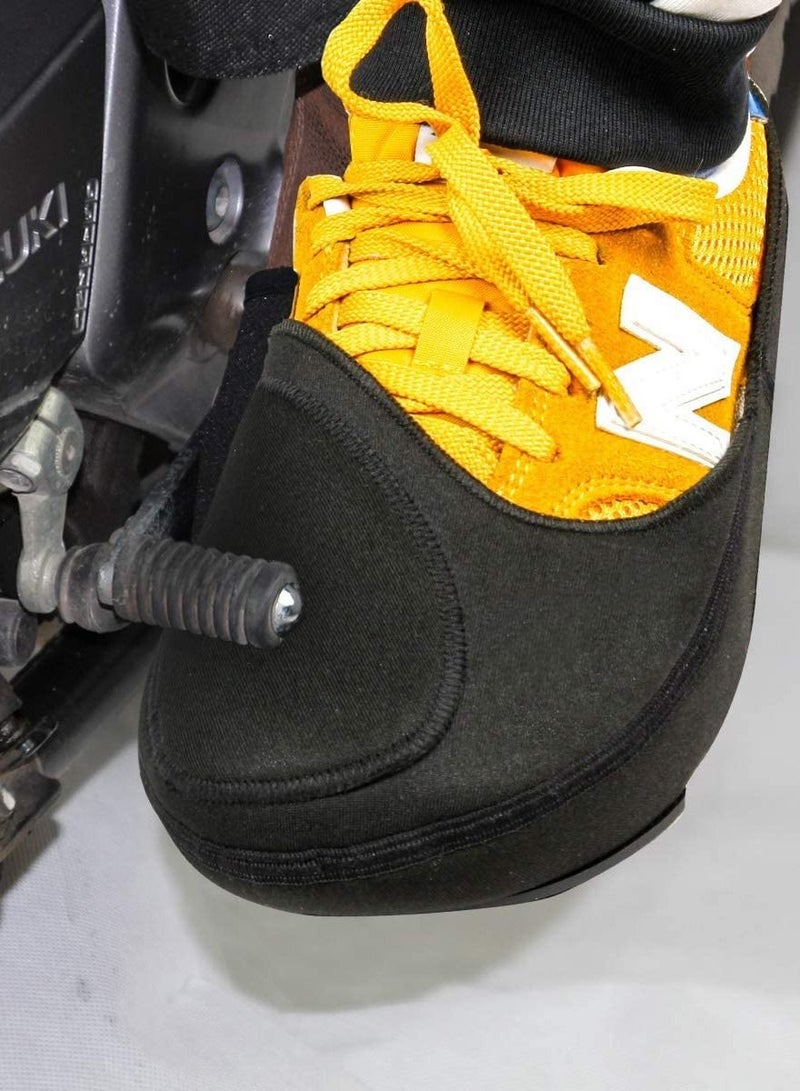 KASTWAVE Motorcycle Shift Shoe Protector, Motorcycle Protection Gear Shift Cover, Motorcycle Shift Pad, Toe Protector Saves the Guide of Motorcycle Shift Lever, Protective Gear for Men and Women, Black - Image 3