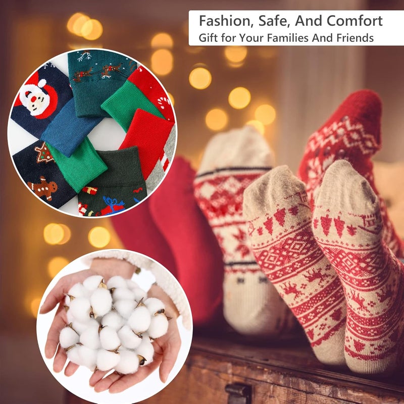 BISOUSOX Mens Dress Socks Funny Fun Colorful Crazy Funky Crew Socks for Men Novelty Happy Cotton Size 9-12 - Image 5