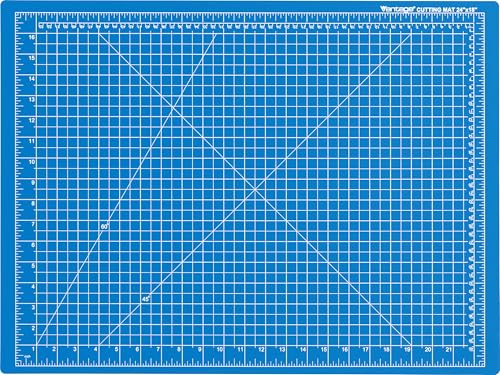 Dahle Vantage 10692 Premium Self-Healing Cutting Mat, 18"x24", 1/2" Grid, 5 Layers for Max Healing, Perfect for Crafts & Sewing, Blue - Image 1